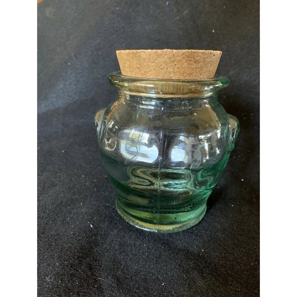Vintage Ben Rickert Collectible Heavy Glass Jar, Vase, Pot